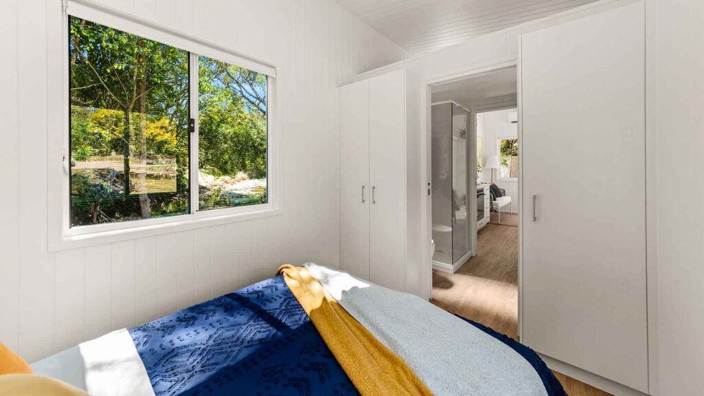 tiny house with separate bedroom