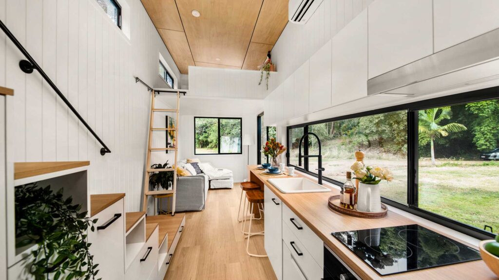 minimalist tiny house on wheels